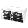 CHOICEFUN Transparent Plastic Home Drawer Desk Desktop Storage Box Organiser Clear Acrylic Makeup Make Up Organizer For Cosmetic