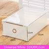 5PCS Eco-Friendly Shoe Storage Box Case Transparent Plastic   Rectangle PP  Organizer Thickened drawer