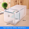 5PCS Eco-Friendly Shoe Storage Box Case Transparent Plastic   Rectangle PP  Organizer Thickened drawer