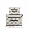 New cartoon Non-woven fabric Folding Embroider Large Storage Box for kid Toys Storage organizer clothes Cosmetics storage bins