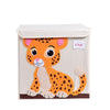 New cartoon Non-woven fabric Folding Embroider Large Storage Box for kid Toys Storage organizer clothes Cosmetics storage bins