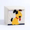 New cartoon Non-woven fabric Folding Embroider Large Storage Box for kid Toys Storage organizer clothes Cosmetics storage bins