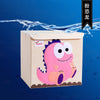 New cartoon Non-woven fabric Folding Embroider Large Storage Box for kid Toys Storage organizer clothes Cosmetics storage bins