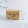 cotton Fabric Cube Storage Box Cartoon Embroidery Laundry Basket for Cupboard Drawer showcas storage holders Toys organizer bins