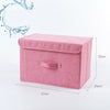 cotton Fabric Cube Storage Box Cartoon Embroidery Laundry Basket for Cupboard Drawer showcas storage holders Toys organizer bins