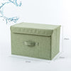 cotton Fabric Cube Storage Box Cartoon Embroidery Laundry Basket for Cupboard Drawer showcas storage holders Toys organizer bins