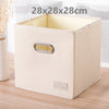 cotton Fabric Cube Storage Box Cartoon Embroidery Laundry Basket for Cupboard Drawer showcas storage holders Toys organizer bins