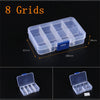 Adjustable 3-36 Grids Compartment Plastic Storage Box Jewelry Earring Bead Screw Holder Case Display Organizer Container