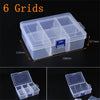 Adjustable 3-36 Grids Compartment Plastic Storage Box Jewelry Earring Bead Screw Holder Case Display Organizer Container