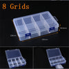 Adjustable 3-36 Grids Compartment Plastic Storage Box Jewelry Earring Bead Screw Holder Case Display Organizer Container