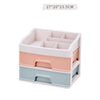 Plastic Makeup Organizer Cosmetic Drawer Makeup Storage Box Container Nail Casket Holder Desktop Sundry Storage Case Bead Tools