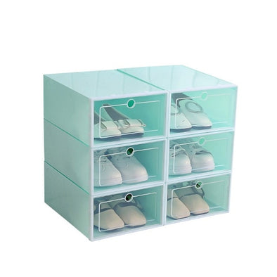 Foldable Shoes Box Transparent Storage Shoe Box Drawer Organizer Household DIY Shoe Box Drawer Divider Home Storage