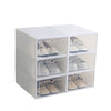 Foldable Shoes Box Transparent Storage Shoe Box Drawer Organizer Household DIY Shoe Box Drawer Divider Home Storage