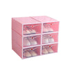 Foldable Shoes Box Transparent Storage Shoe Box Drawer Organizer Household DIY Shoe Box Drawer Divider Home Storage