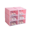 Foldable Shoes Box Transparent Storage Shoe Box Drawer Organizer Household DIY Shoe Box Drawer Divider Home Storage